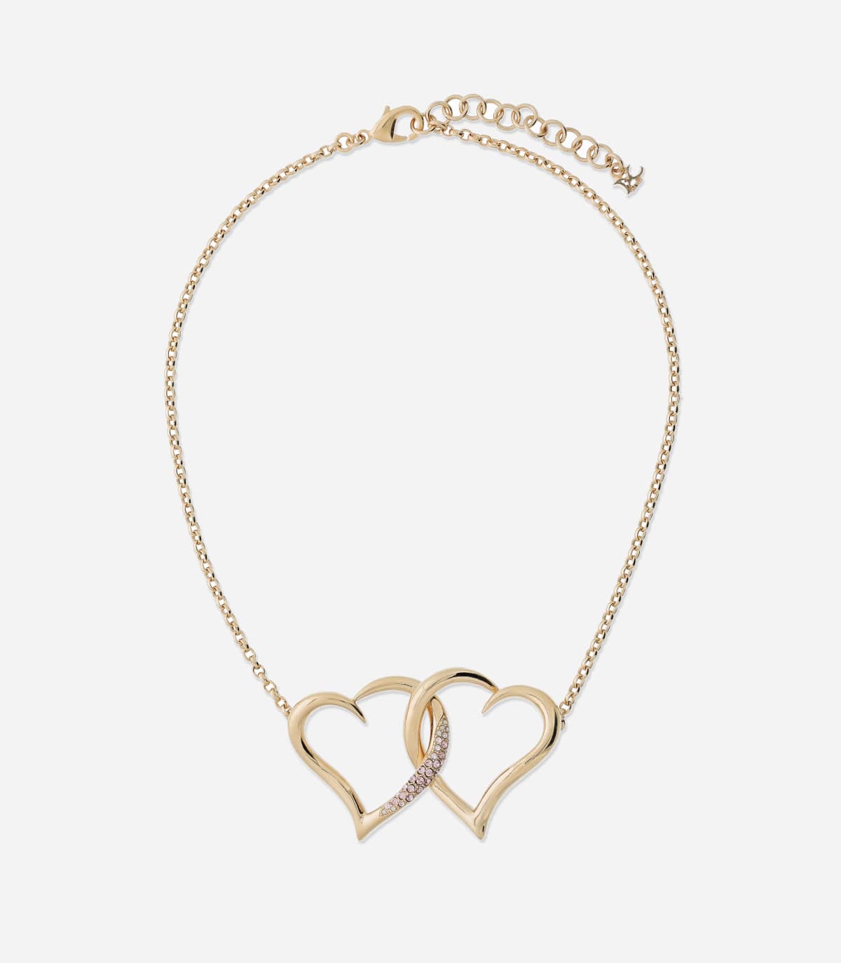 DOUBLE HEART NECKLACE - Collier - Delphine-Charlotte Parmentier