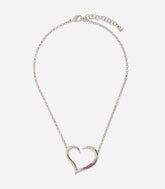 COLLIER COEUR STRASS