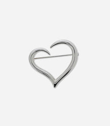 BROCHE COEUR LISSE