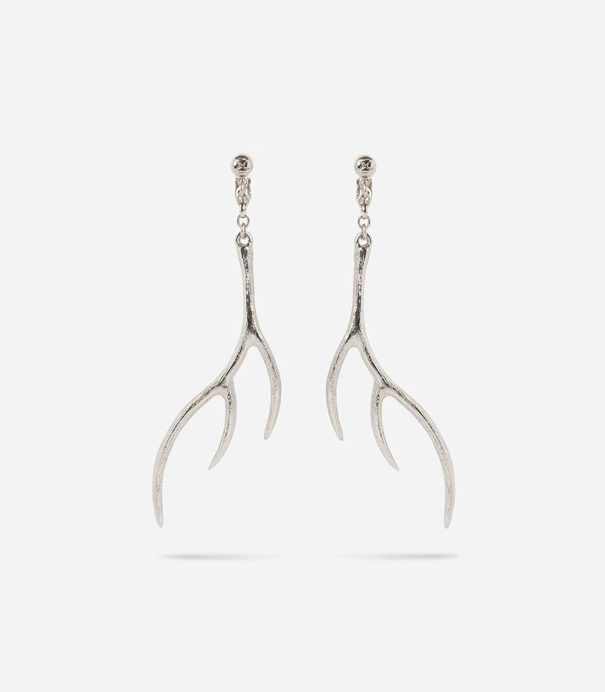 ARGYLL DEER ANTLER EARRINGS - Earrings - Delphine-Charlotte Parmentier