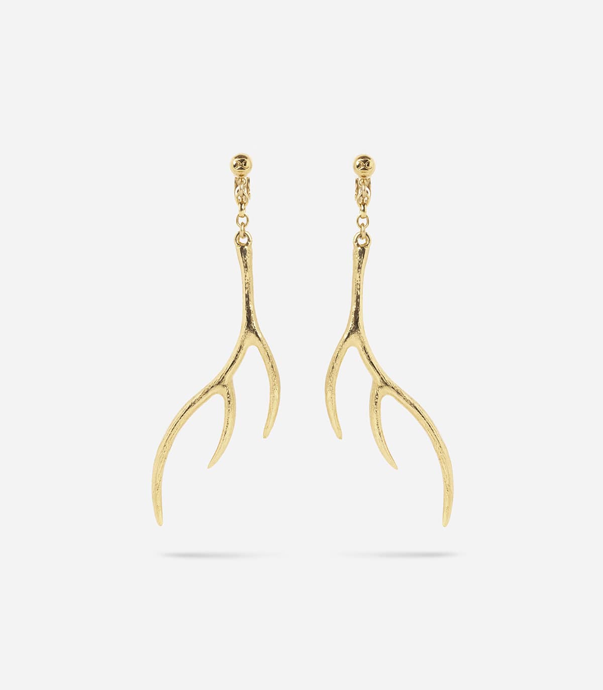 ARGYLL DEER ANTLER EARRINGS - Earrings - Delphine-Charlotte Parmentier