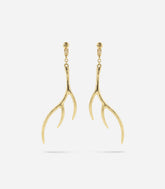 BOUCLES D'OREILLES BOIS DE CERF ARGYLL