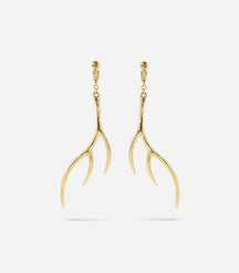 BOUCLES D'OREILLES BOIS DE CERF ARGYLL