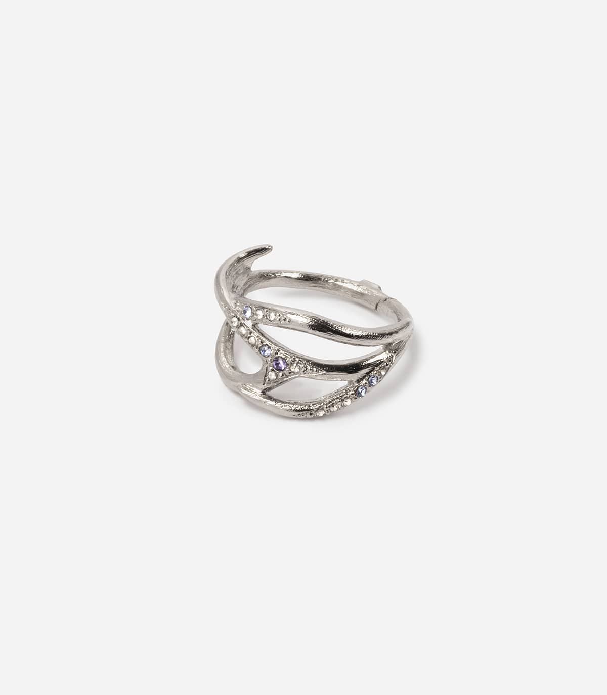 ARGYLL RHINESTONE BRANCH RING - Ring - Delphine-Charlotte Parmentier