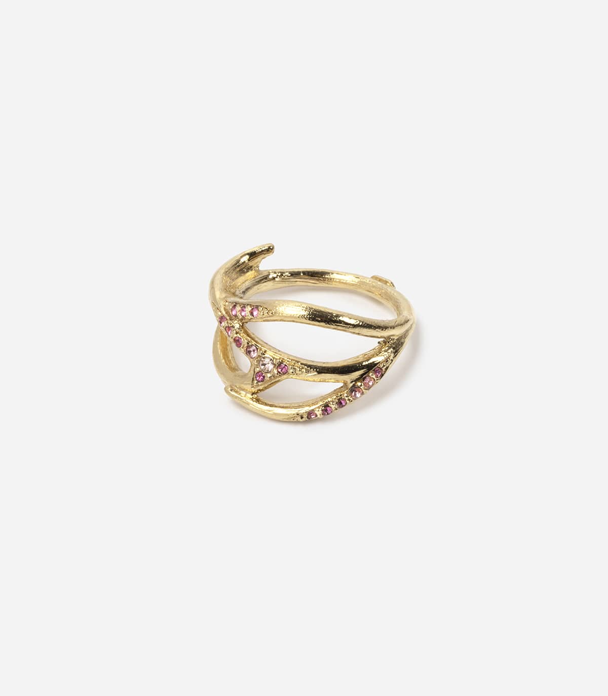 ARGYLL RHINESTONE BRANCH RING - Ring - Delphine-Charlotte Parmentier