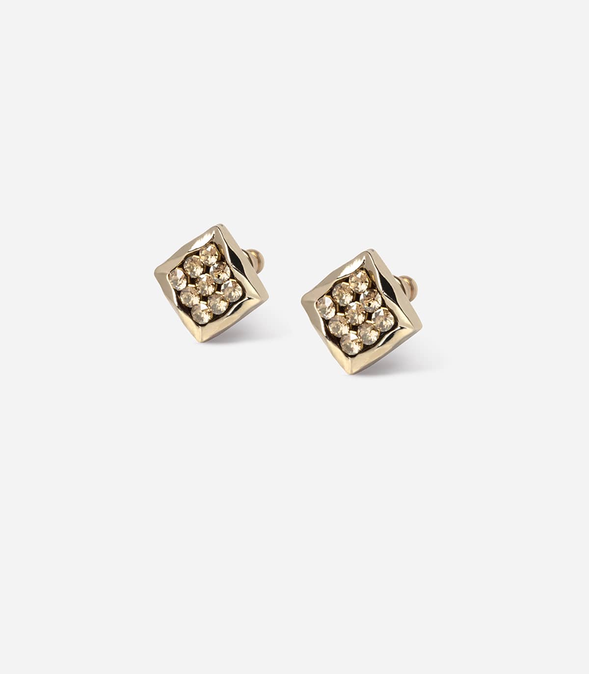 MAYOMBE RHINESTONE DIAMOND EAR STUDS - Earrings - Delphine-Charlotte Parmentier