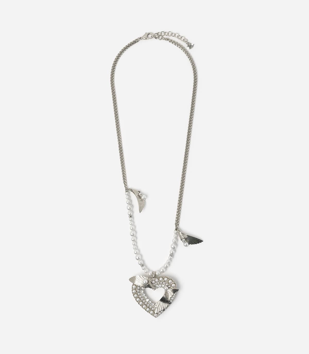 SHIRAKAMI HEART LONG NECKLACE - Necklace - Delphine-Charlotte Parmentier