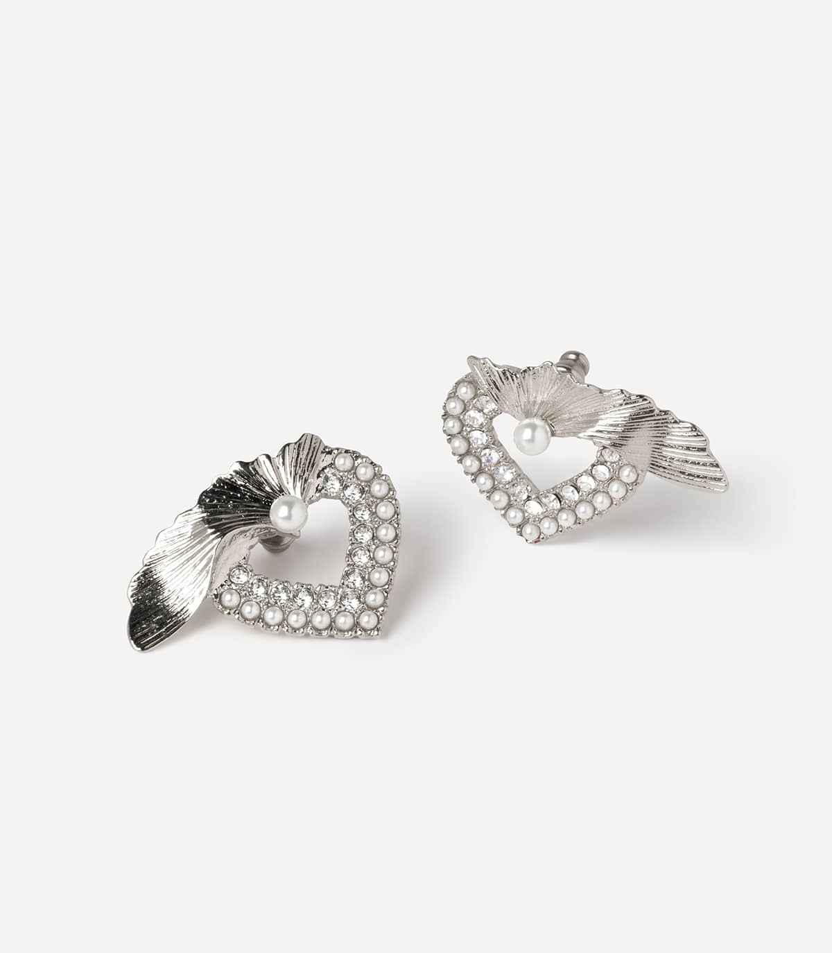 BOUCLES D'OREILLES COEURS SHIRAKAMI - Boucles d'oreilles - Delphine-Charlotte Parmentier